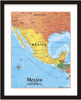 ProGeo Map of Mexico 8 x 10 Print or framed