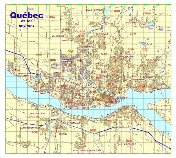 Québec Et Les Environs – Progeo Maps & Guides