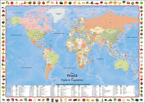 ProGeo Maps - The World of Fruits and Vegetables